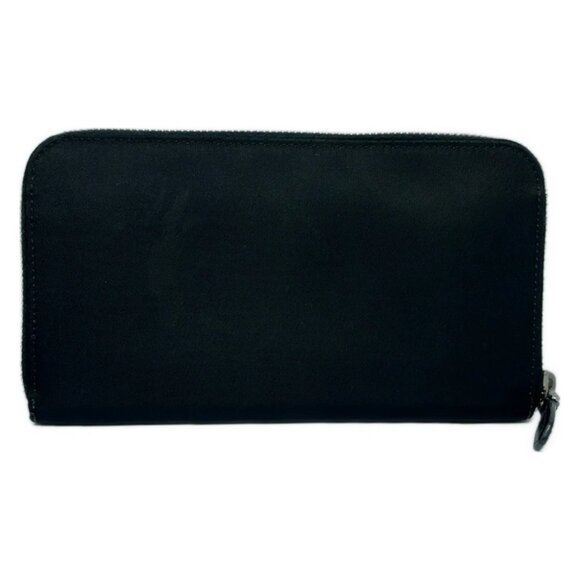 PRADA - Black Nylon Long Wallet - Picture 2 of 5